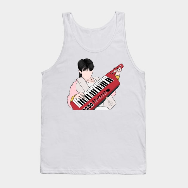 Woozi in God Of Music MV by Seventeen Kpop Tank Top by ArtRaft Pro